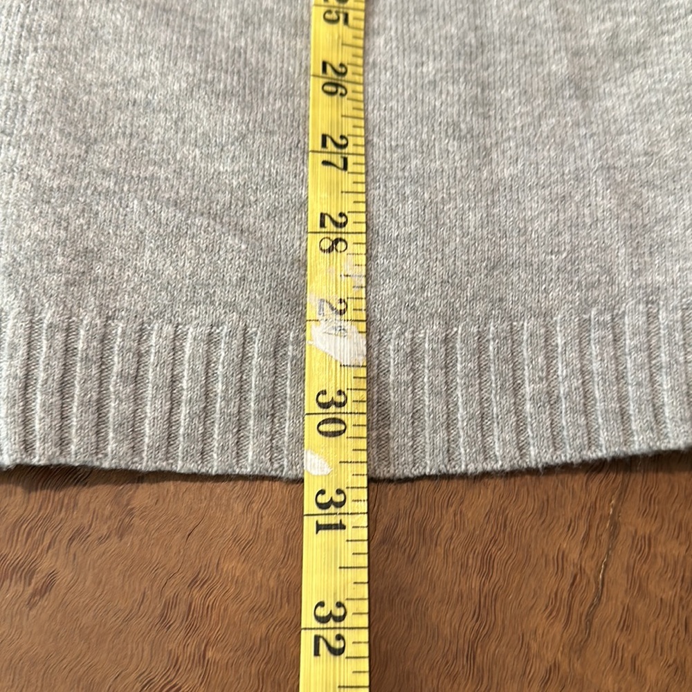 NWOT JJill PureJill long Cardigan. Purple and Gray. Size M - Picture 6 of 6